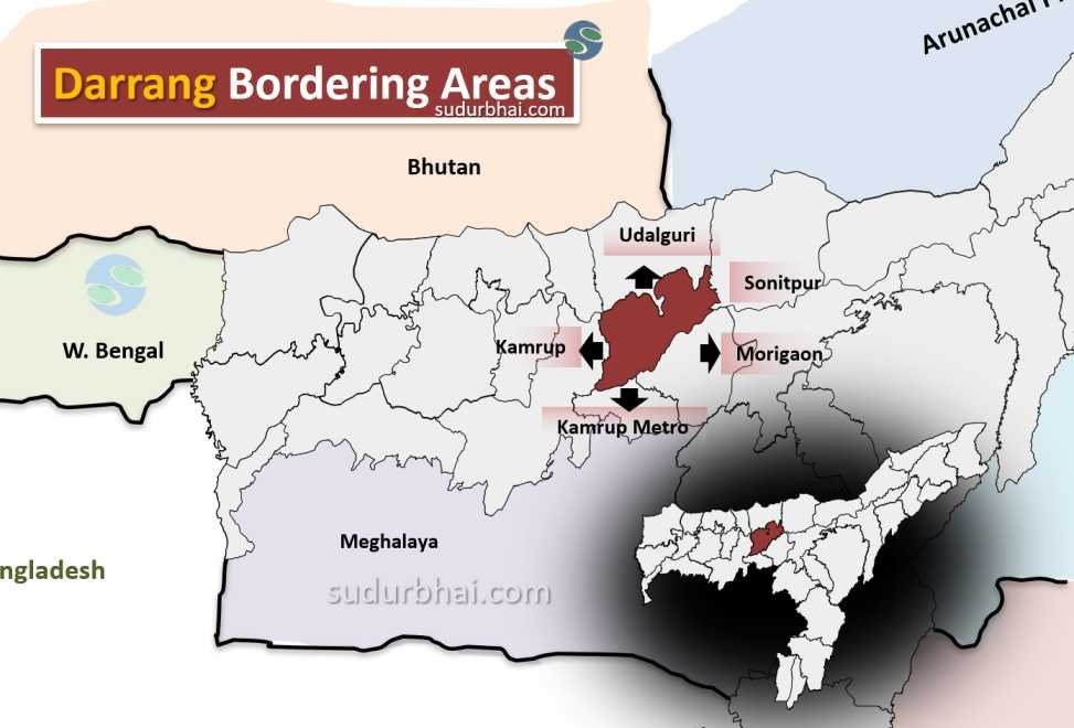 Darrang Nearby districts