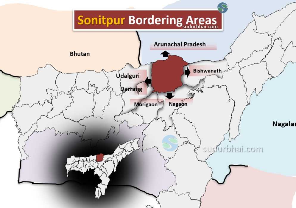 Sonitpur Nearby districts