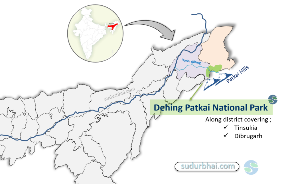 Dehing Patkai National Park Map