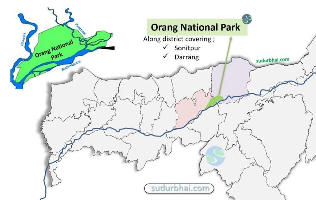 Orang National Park Map