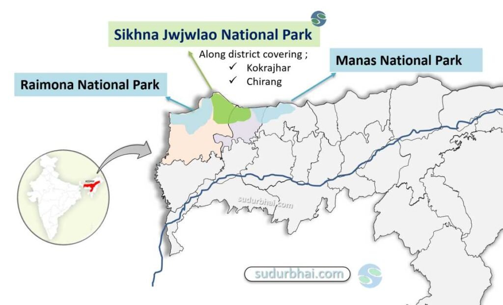 Sikhna Jwjwlao National Park Map