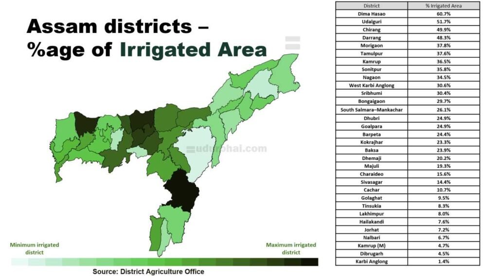 Assam irrigated areas