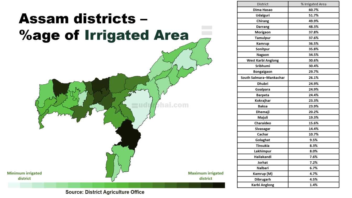 Assam irrigated areas