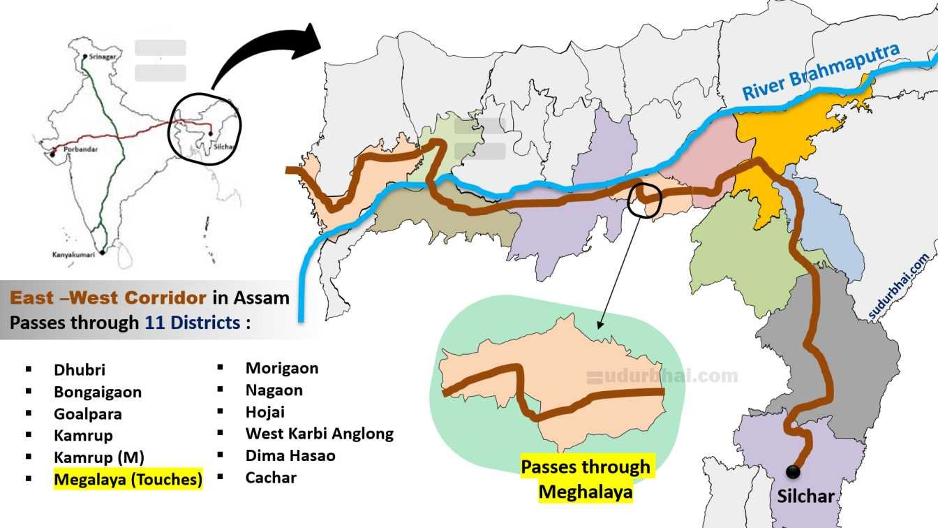 East West Corridor in Assam