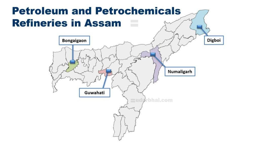 Petroleum refineries in Assam