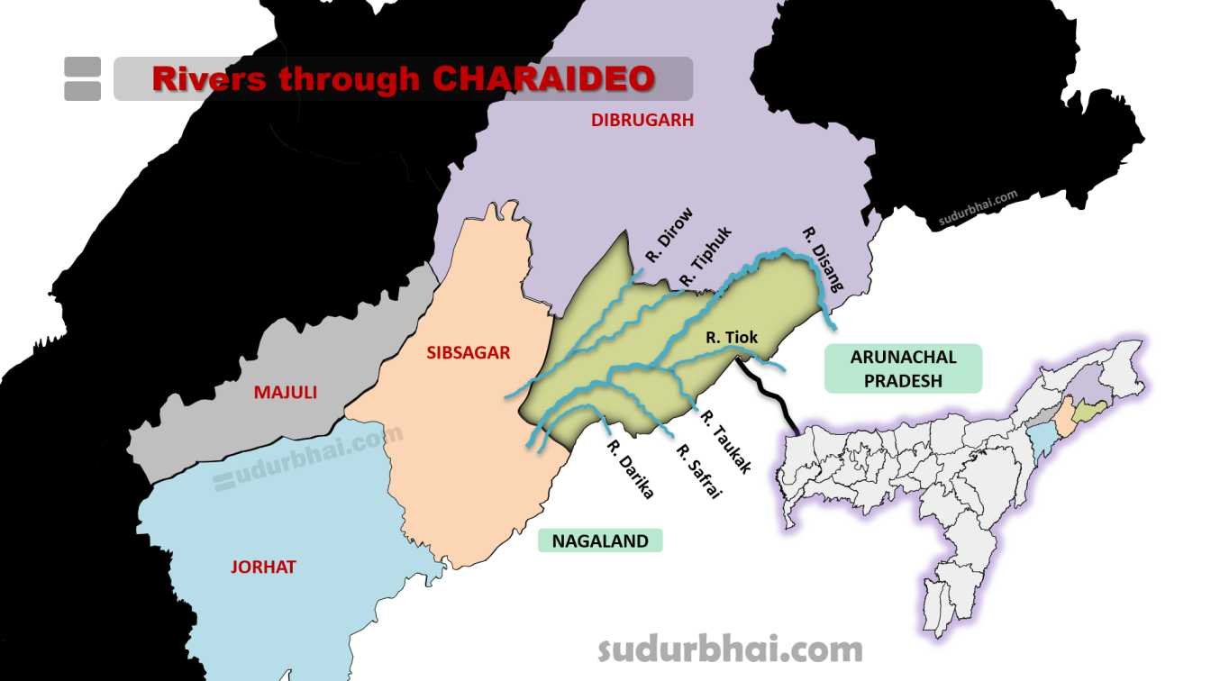 Rivers through Charaideo