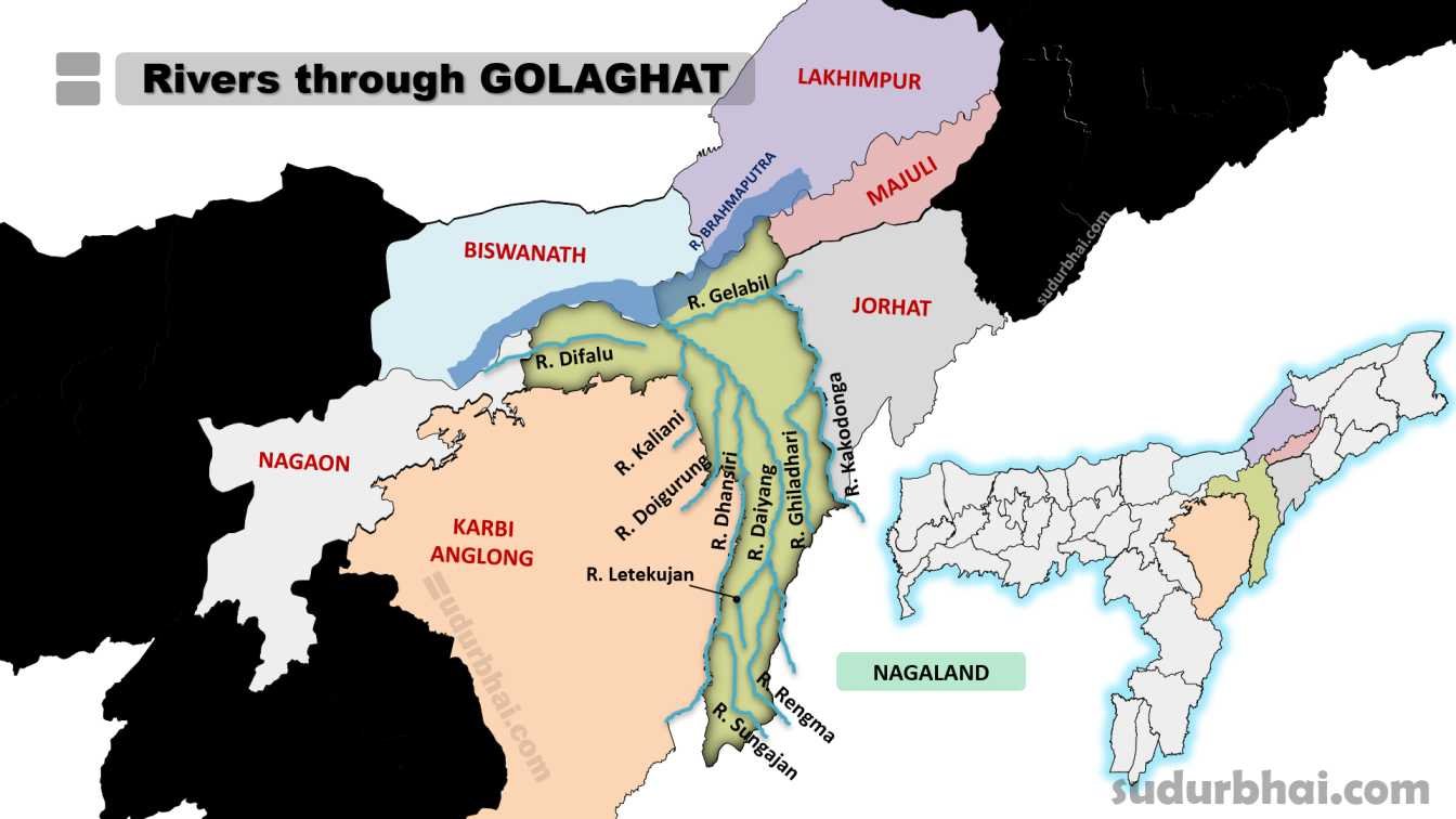Rivers through Golaghat