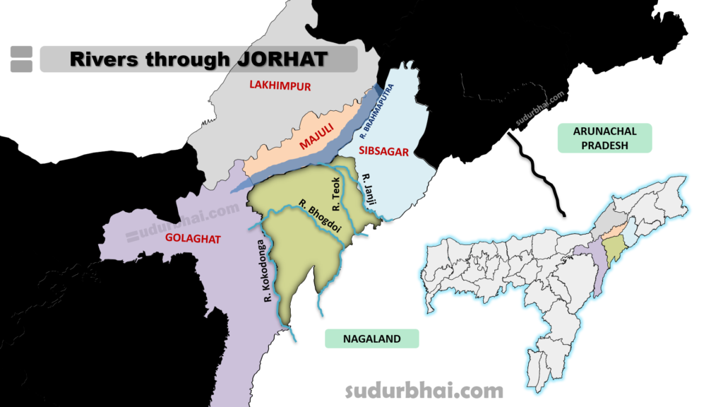 Rivers through Jorhat