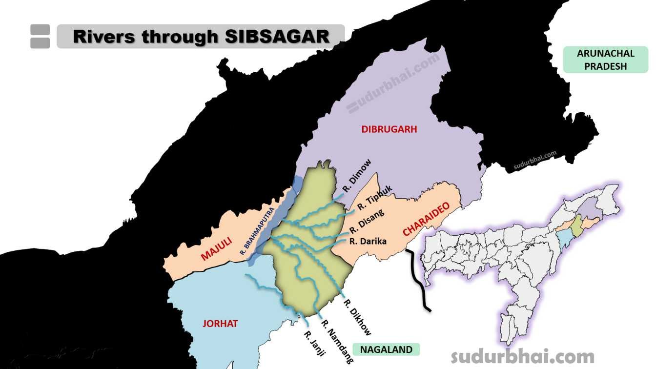 Rivers through Sibsagar