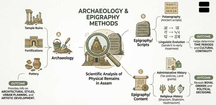 Archeology and epigraphy in decoding Assam History | sudurbhai.com