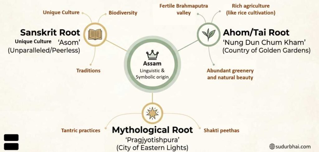 Assam Linguistic and Symbolic origin | sudurbhai.com
