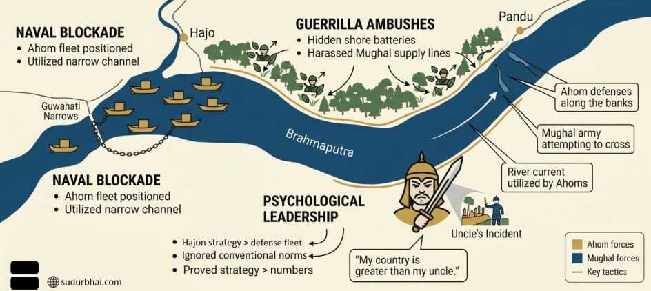 Guerrilla warfare in Battle of Saraighat | sudurbhai.com