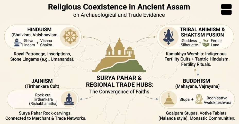 Religion coexistence in Ancient Assam | sudurbhai.com