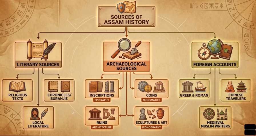 Sources of Assam History | sudurbhai.com