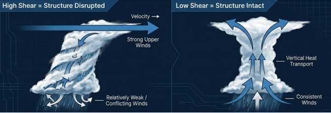 cyclones Low Vertical Wind Shear | sudurbhai.com