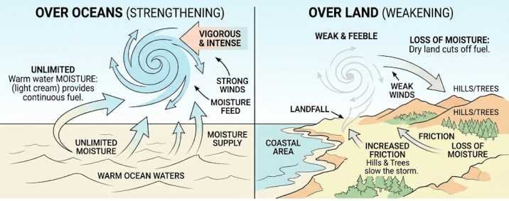 cyclones strength and fall | sudurbhai.com
