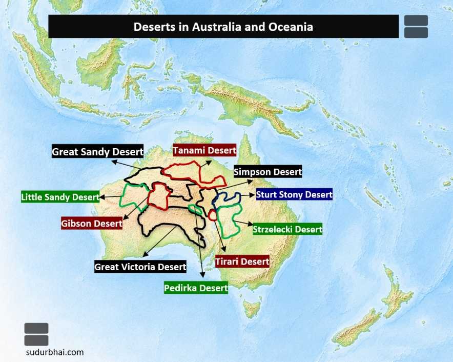 Australia and Oceania Deserts