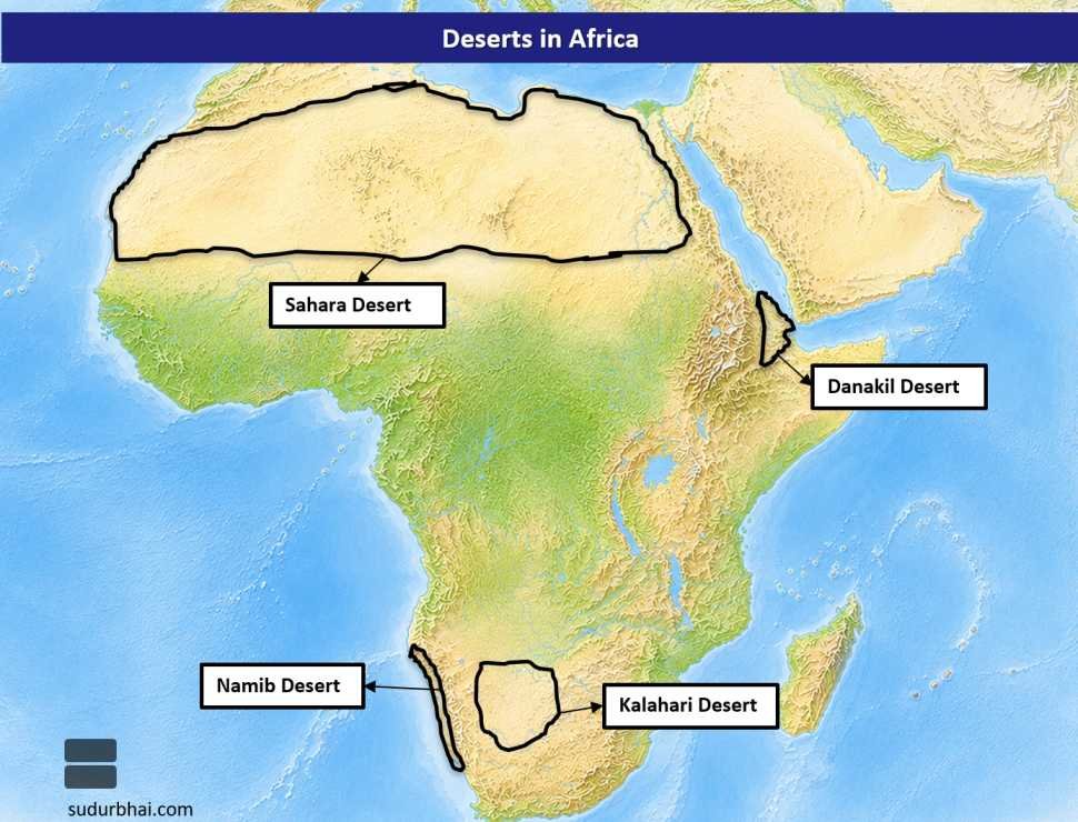 Deserts in Africa