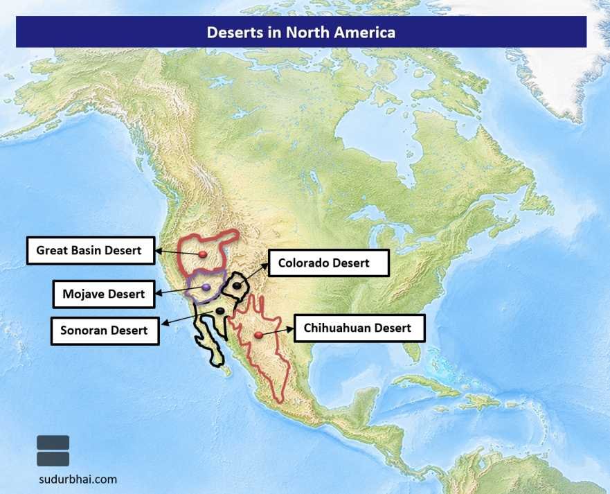 Deserts in North America