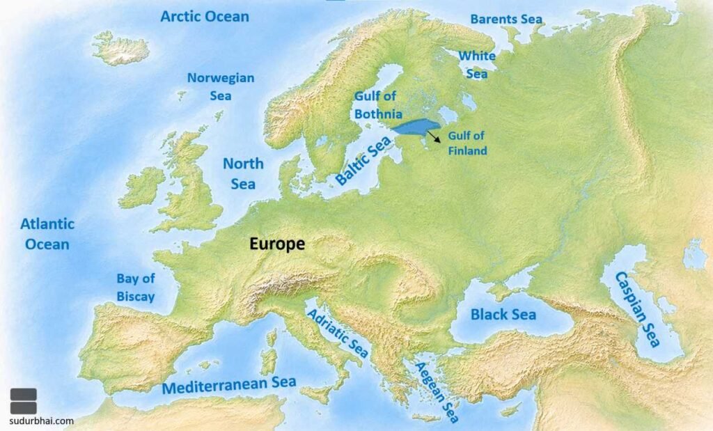 Europe Surrounding Seas