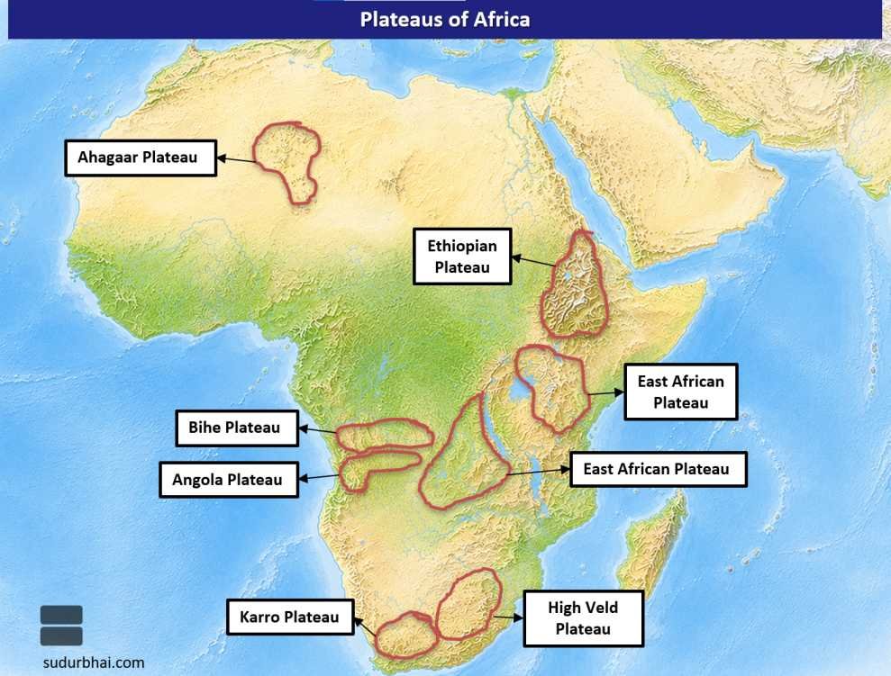 Plateaus of Africa