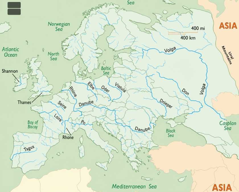 Rivers of Europe