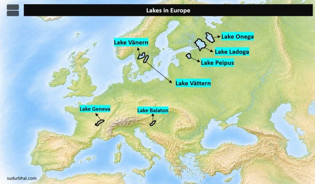 Lakes in Europe