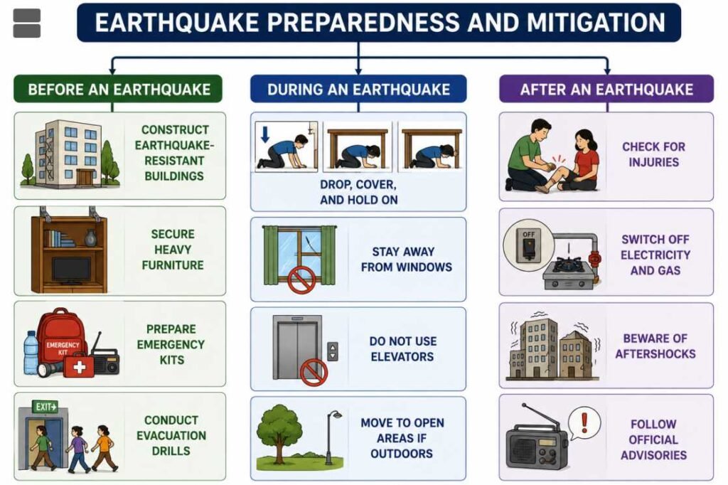 Earthquake preparedness and mitigation