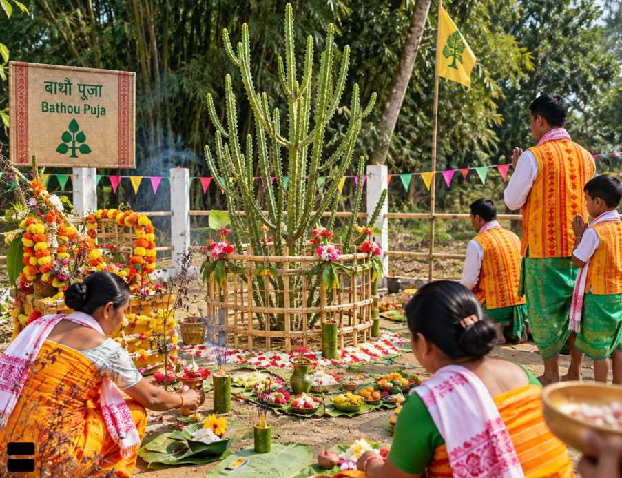 Bathou puja