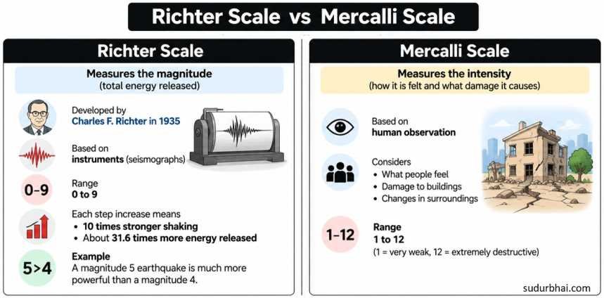 Richter vs Mercalli Scale