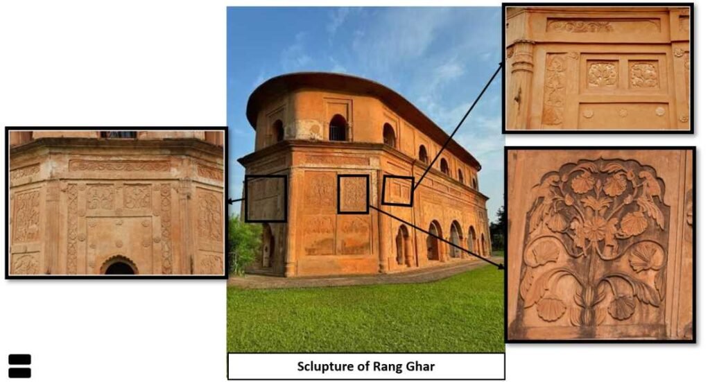 Sculpture of Rang Ghar