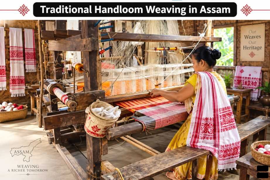 Sualkuchi Handloom weaving